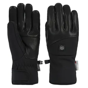 Guanti da ciclismo classici con dita intere all'aperto impermeabili altri guanti sportivi guanti invernali in pelle da uomo di alta qualità