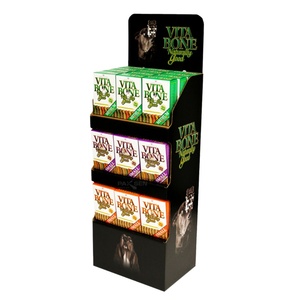 Customized Foldable Supermarket Cardboard Display <b>Stand</b> Promotion Corrugated Paper Advertising Display Shelf - Product Image 6