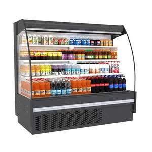 Congélateur d'affichage de réfrigérateur de laiterie de <span class=keywords><strong>fruits</strong></span> de légumes frais de vitrine de refroidisseur de Multideck ouvert commercial - Product Image 6