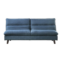 Österreichisches Modernes Samt-Klappsofa Kompaktes Einzelsofa Platzsparendes Schlafsofa für Wiener Wohnzimmer