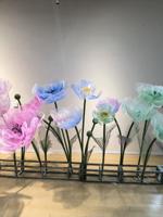 Fiori di Papavero Colorati SFD a Prezzo di Fabbrica con Supporto per Decorazione Interna ed Esterna, Vetrine, Fiori Artificiali