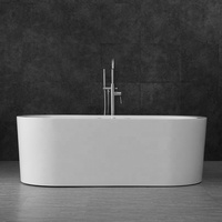Venta caliente Masaje acrílico independiente Whirlpool Spa Bañera de hidromasaje Hydro Whirl Pool Jets Bañeras de masaje