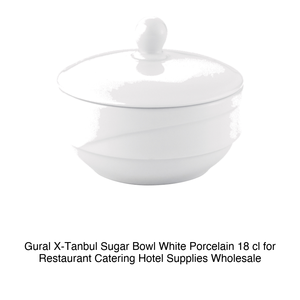 Azucarero X-Tanbul de 18 cl, Porcelana Blanca Gural - Product Image 2