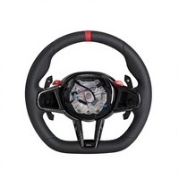 Volant sport en cuir PU style LCI, couleur personnalisée, pour M5/M4/M2 (G05/G20/G30/G2X/G3X/G8X/F9X) M3/X3/M6 2018-2024