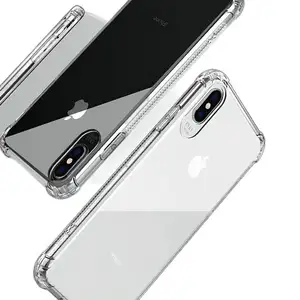 厂家价格水晶透明混合设计透明防滑TPU手机外壳适用于iPhone 14 pro