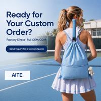 Sac de sport en nylon texturé bleu clair réutilisable et écologique avec logo personnalisé pour le rangement de cadeaux