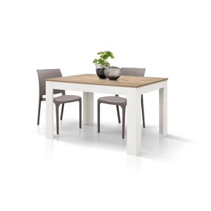 Adriana <b>Extendable</b> <b>Dining</b> <b>Table</b> 120x80 Cm Oak Melamine Finished Internal Use - Product Image 1