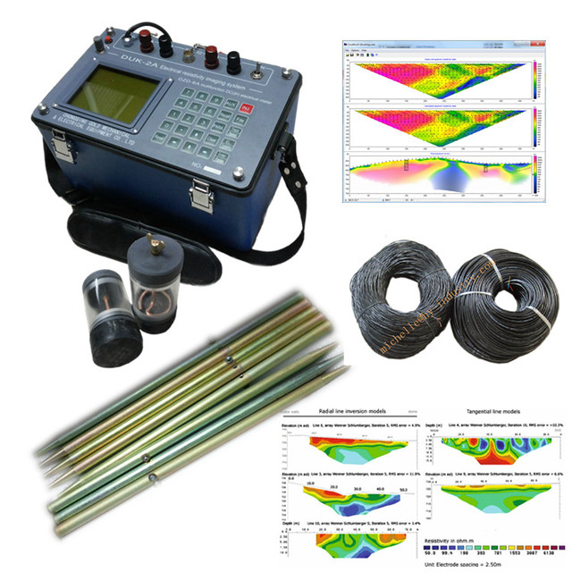 Gold Metal Detector for Mining Geophysical Instruments Electrical Resistivity Survey Meter