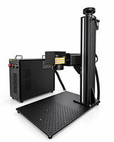 Marqueur laser à fibre 2.5D 3D avec autofocus programmable, prend en charge DXF/PLT/BMP pour la gravure en relief 3D sur métaux et pierres
