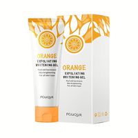 Gel exfoliant et blanchissant pour le corps à l'aloe vera bio POUQUR, soin anti-acné, nettoyant visage OEM POUQUR