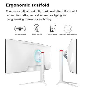 Moniteur de jeu incurvé 34 pouces 4K 165Hz avec temps de réponse de 1 ms HVA LED LCD - Product Image 4