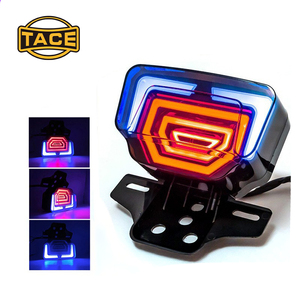 Feu arrière LED modifié de haute qualité avec clignotant, lampe arrière universelle 12V pour moto Honda CG125 - Product Image 6