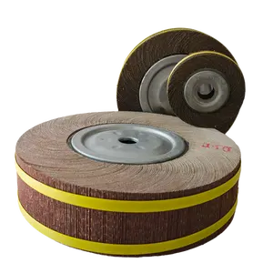 China Hersteller 25 mm Dicke Abrasives Klapprad Hardware Schleifmaschine Edelstahl Klapprad für Maschine