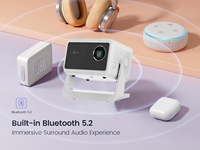 Projecteur Vidéo 4k Android Smart Wi-Fi Laser Led Portable Écran Rechargeable 3d Support Hologrammes Interactif Extérieur Film