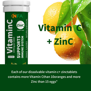 High Quality <b>Vitamin</b> <b>C</b> <b>Effervescent</b> <b>Tablet</b> Suitable for Adults Support Immunity <b>Vitamin</b> Supplements Zinc <b>Effervescent</b> <b>Tablets</b> - Product Image 3
