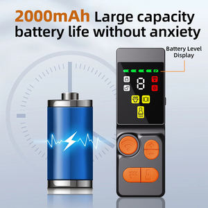 2025 nuevo Repelente de perros ultrasónico 0-9 frecuencia variable de engranaje, con emisores 4X sónicos, rango de 45 pies, linterna incorporada - Product Image 6