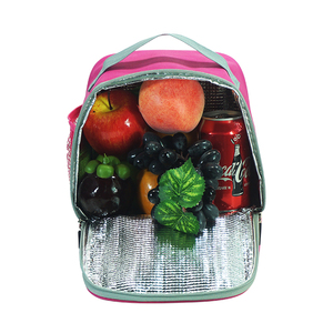 Large Capacity Reusable Green Insulated Cooler Lunch <b>Bag</b> Thermal <b>Compartment</b> Waterproof Letter Pattern Design - Product Image 3