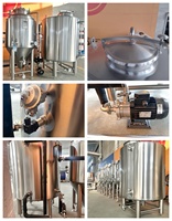 Réservoir d'eau glycolée 1500L en acier inoxydable 304 personnalisé avec isolation PU pour système de refroidissement de brasserie et refroidisseur de bière