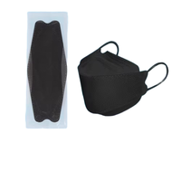 Vente en gros 10 pièces noir 4 plis KF94 masques jetables FaceKF4 Protection de qualité