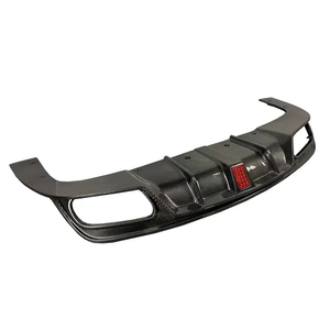 For CLA-Class W117 C117 Style Real Carbon Fiber Rear Diffuser 2013-2020 - Product Image 4