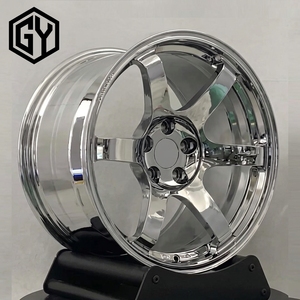 Jantes en alliage de style JDM à 6 branches, concaves profondes, de 17, 18 et <span class=keywords><strong>19</strong></span> pouces, pour Honda Civic, Nissan, Toyota - Product Image 4