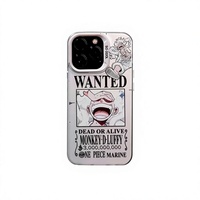 Coque de téléphone antichoc en PC avec design dessin animé japonais et coréen, compatible avec les modèles 15 Pro Max/14 Plus/13/12 Pro, finition par pulvérisation