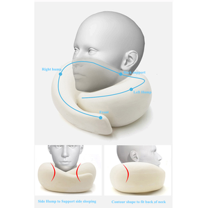 Almohada en forma de U de espuma viscoelástica compacta a pedido, almohada portátil de viaje de vuelo largo, almohada cómoda <span class=keywords><strong>para</strong></span> el cuello <span class=keywords><strong>para</strong></span> <span class=keywords><strong>viajes</strong></span> de vacaciones - Product Image 4