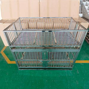 LIZE Cage pour animaux de compagnie intérieure et extérieure en acier inoxydable de qualité très résistante Cages pour chiens de reproduction - Product Image 6