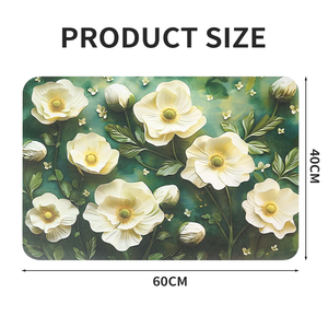 Tapis de bain en diatomite pour le côté de la baignoire avec pierre super absorbante pour absorber les éclaboussures avec un fond antidérapant pour les carreaux - Product Image 2