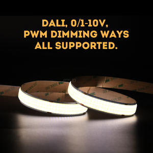 15mm Pcb <b>Led</b> <b>Strip</b> 24V 960LEDs Flexible <b>White</b> Cob <b>Led</b> <b>Strip</b> for Home Cabinet Ceiling - Product Image 5