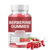 Gummies de Berbérine HCL : Complément pour la Fonction Immunitaire et le Métabolisme avec Cannelle de Ceylan, Curcuma et Chardon-Marie