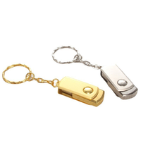 Nouvelle promotion, clé USB en métal étanche, logo personnalisé, 1 Go à 512 Go, USB 2.0/3.0, clé USB haute vitesse en stock
