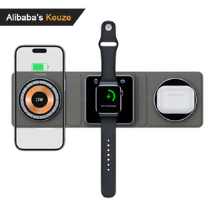 Nueva llegada <span class=keywords><strong>2023</strong></span> Trending Products Cargador inalámbrico 3 en 1 para Qi <span class=keywords><strong>AirPods</strong></span> iWatch iPhone 15 Pro Max Cargadores inalambricos - Product Image 1