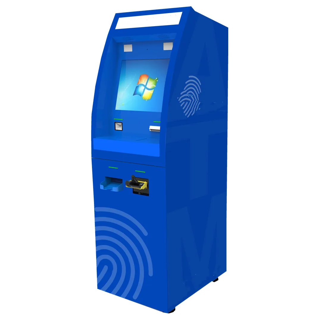 Loor-máquina dispensadora de efectivo, quioscos de pago de entrada y salida de efectivo
