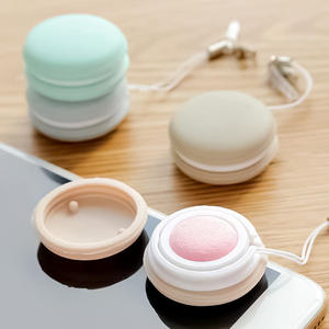 Macaron携帯電話スクリーンワイプポータブルメガネレンズクリーニング布ツールペンダントPP + シリコーンモダン - Product Image 2