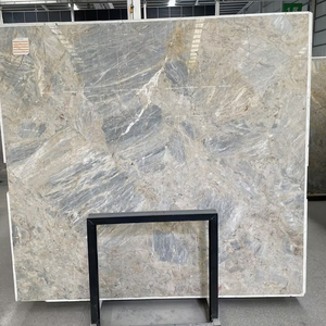 TMZ STONE OEM/ODM - Azulejos de Pared y Piso Interiores Modernos, Impermeables, para Uso en Hoteles, Losas de Mármol Natural Gris Pulido, Duraderas y de Lujo - Product Image 2
