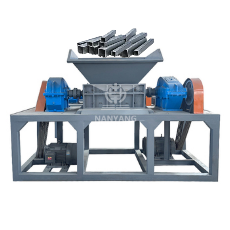 Scrap Metal Double Shaft Shredder Industrial