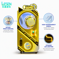 Máquina Comercial de Perlas Mágicas Giratoria para Canjear Regalos en Parques de Atracciones, Operada con Monedas, Juego Personalizable con Premios