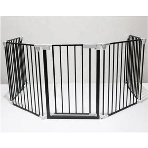 Patio de juegos 3 en 1, puerta de seguridad para niños, cierre automático, puerta para perros, valla para mascotas para casa, escaleras, puertas, chimenea, puerta para bebé, Extra ancha - Product Image 5