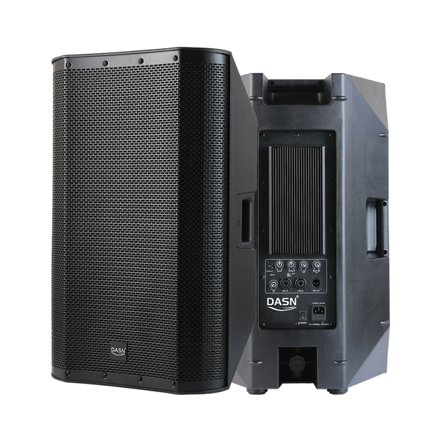DASN SCH12HB 12'' Inch 1800W Fashion Professional Active DJ Stage Home Theatre Square Playground Plastic Full Frequency Speaker
