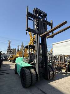 Chariot élévateur diesel d'occasion Mitsubishi 15 tonnes FD150 FD160 FD180, pneus pleins, origine Japon - Product Image 3