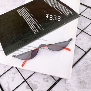 Gafas de Sol de Moda para Mujer, Estilo Vintage, Tamaño Pequeño, Color Rojo, Montura Metálica, Ojo de Gato, Novedad 2020 - Product Image 5