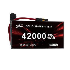 Batteries à Haute Densité Énergétique 42000mAh 308Wh/kg Batterie à État Solide pour Drone Batterie Pack Personnalisée de Haute Qualité Fabriquée en Usine - Product Image 1