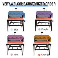 Mesin Press Panas Pneumatik Format Besar 80*100/100*120/120*150 cm Model Hidrolik Opsional