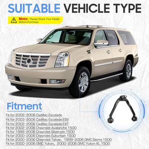 Nuevo Kit de Suspensión ILONPA con Brazos de Control Superiores Delanteros, Rótulas de Acero Aleado y Barras de Acoplamiento para Chevrolet Silverado Avalanche 1999-2006 - Product Image 2
