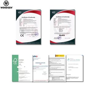 WOODSEN 전문 OEM 맞춤형 로고 휴대용 더블 로커 7겹 캐나다산 메이플 스케이트보드 데크 7.5-8.25 인치 - Product Image 4