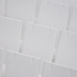 Expositor de Pendientes de Alta Gama, Hecho a Mano, Clásico, Cubierto de Terciopelo Blanco, Soporte de Exhibición de Joyería para Pendientes, Set de Exhibición de Joyería - Product Image 4