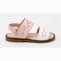 Sandales en cuir pour femmes, sandales d'été tendance, sandales plates bohèmes, chaussures de tous les jours pour filles, chaussures en cuir personnalisées, sandales décontractées pour femmes