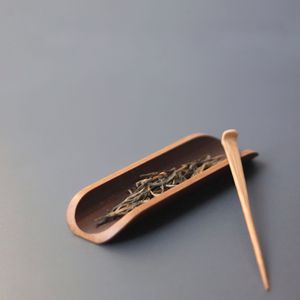Bamboo Tea Scoop And <b>Spoon</b> Set Flat Minimalist Eco Friendly <b>Coffee</b> Tea Tools - Product Image 3