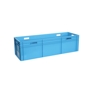 KT 4133 Etap Industrial Euronorm Storage Container Solid <b>Box</b> Style Plastic Logistics <b>Crate</b> Stackable Turkey - Product Image 1